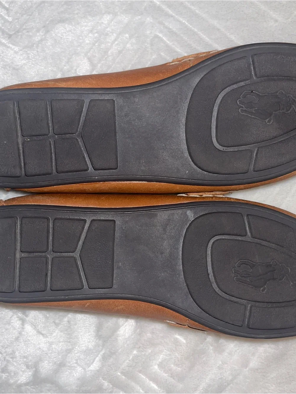 Polo by Ralph Lauren Boys Tan Leather Penny Loafers